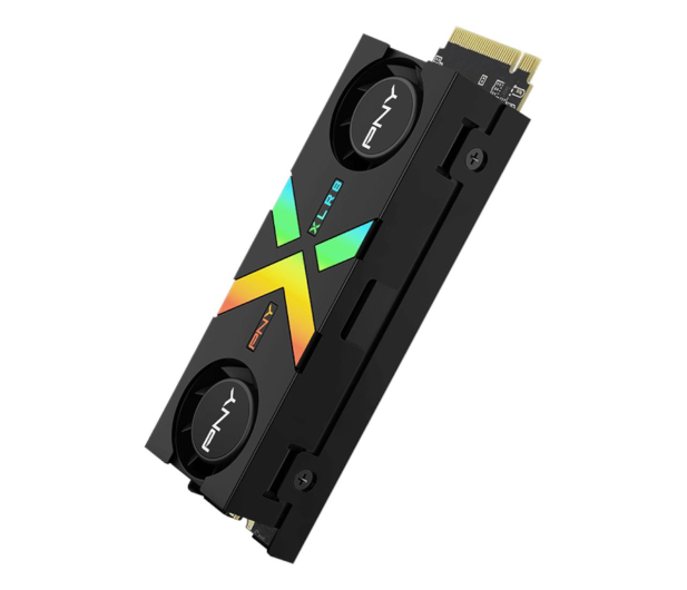 PNY 2TB M.2 PCIe Gen5 NVMe CS3150 Heatsink RGB - 1219088 - zdjęcie 5